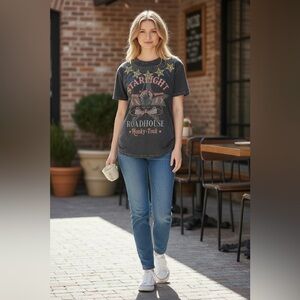 Nikxie Western Starlight Roadhouse Graphic Tee